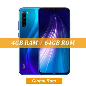 New Global ROM Xiaomi Redmi Note 8 4GB 64GB 48MP Quad Camera Smartphone Snapdragon 665 Octa Core 6.3" FHD Screen 4000mAh