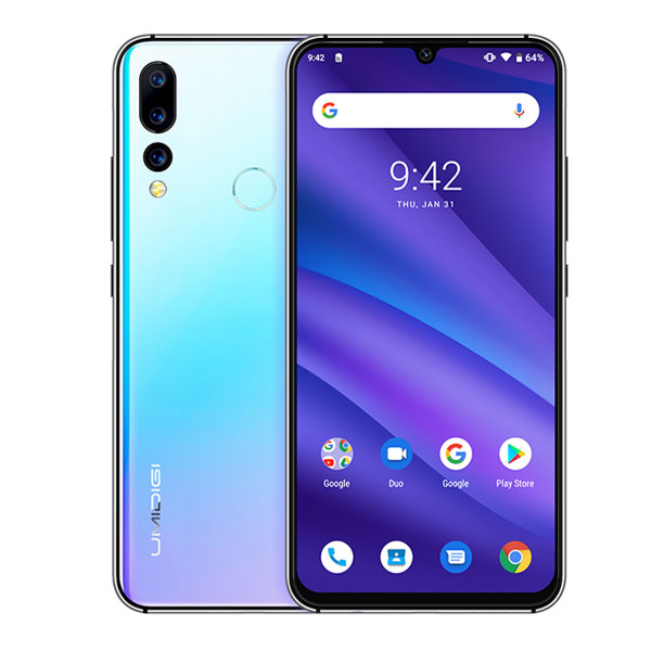 Global Version UMIDIGI A5 PRO Android 9.0 Octa Core 6.3' FHD+ Waterdrop 16MP Triple Camera 4150mAh 4GB RAM 4G Celular Smartphone